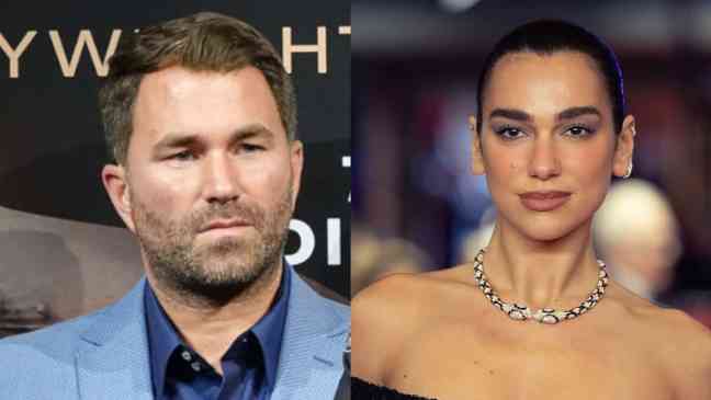 Eddie Hearn says Dua Lipa issue is “absolute rubbish” & Joshua vs Fury is still on