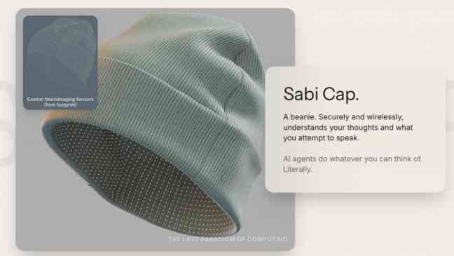 Tech startup’s beanie hat will actually be able to read your mind