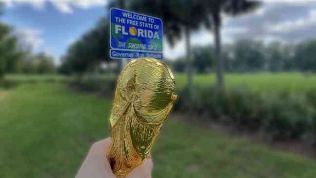 Giant runaway World Cup ball turns streets into real-life Rocket League