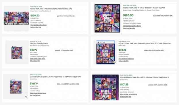 GTA 6 fans are overpaying eBay scalpers for pre-orders despite no shortage