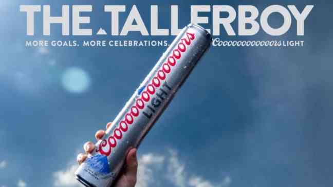 Coors Light reveals monster-sized ‘Tallerboy’ that packs 3 beers into one can
