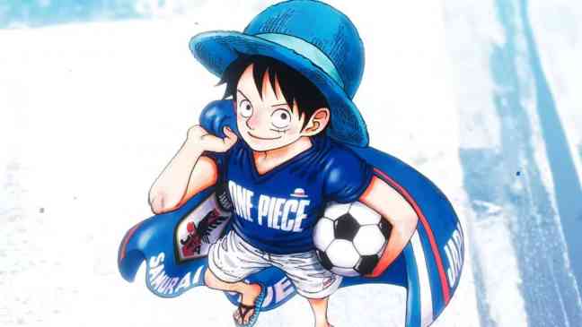 One Piece joins Japan’s World Cup campaign with official soccer team collab