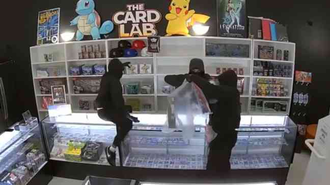 Real-life Team Rocket steals ,000 worth of Pokemon cards in just 39 seconds