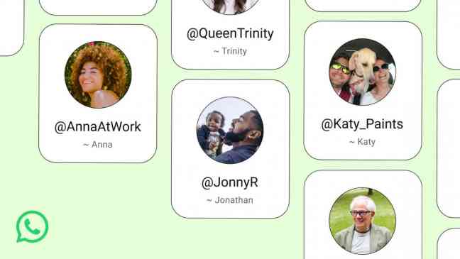 WhatsApp’s new usernames will let you chat without revealing your phone number
