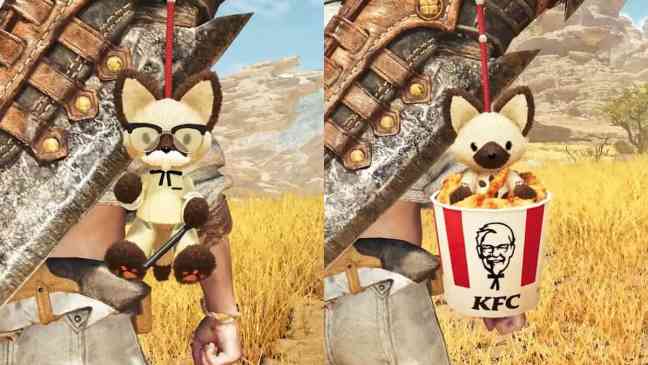 Monster Hunter Wilds free KFC charms have fans demanding refunds