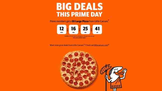 Little Caesars brings back its iconic  pizza deal for Amazon Prime members