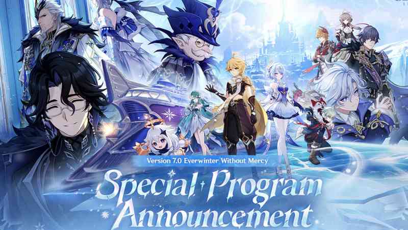 Genshin Impact 7.0 livestream codes