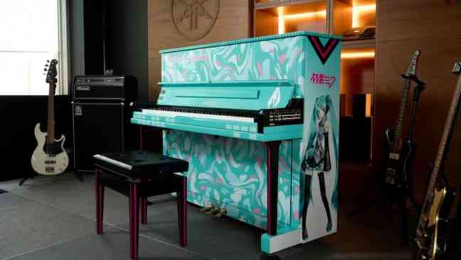Hatsune Miku gets her own street piano fans can play in public
