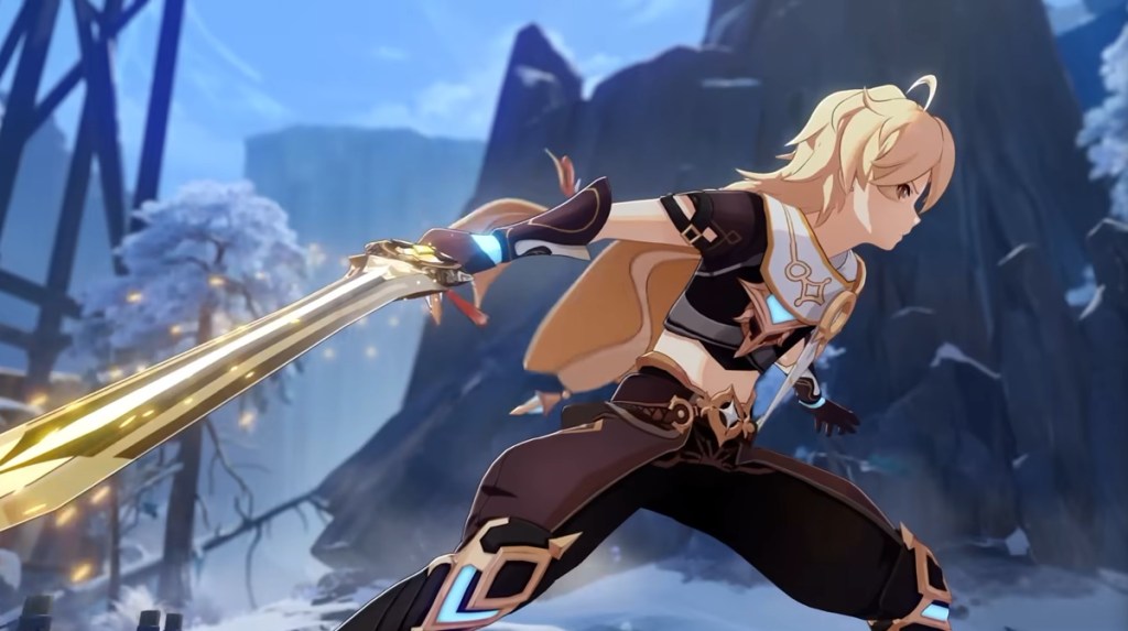 Genshin Impact Cryo traveler