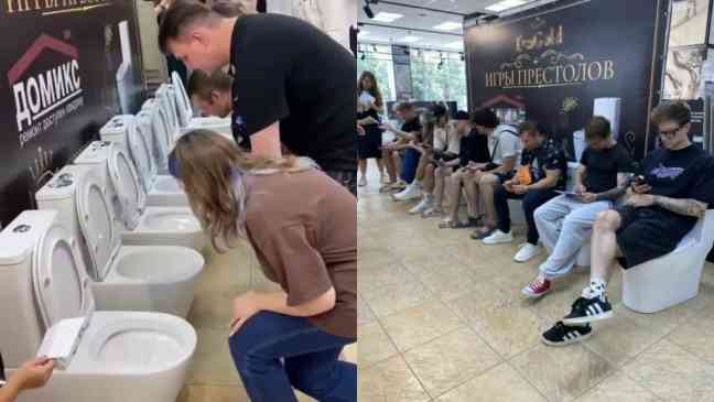 Plumbing company makes people drink from toilets in absurd “Game of Thrones” contest