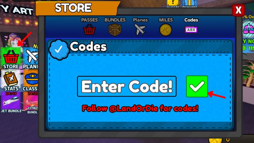 Redeem Land or Die Codes