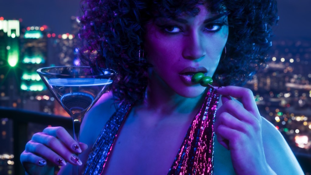 Lucia Caminos Voluminous Curly Afro Hairstyle