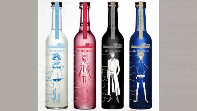 Steins;Gate gets premium alcohol collection inspired by iconic characters