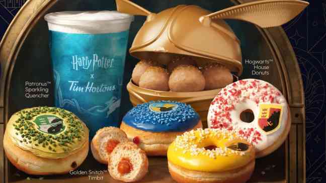 Tim Hortons reveals Harry Potter menu with Hogwarts donuts and Patronus drink