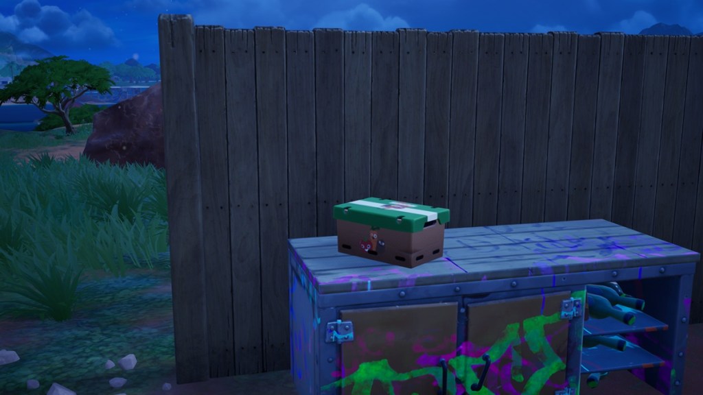 Produce Box On Top In Fortnite
