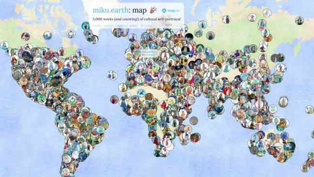 Hatsune Miku World Cup meme explodes thanks to map with 3,000 global variants
