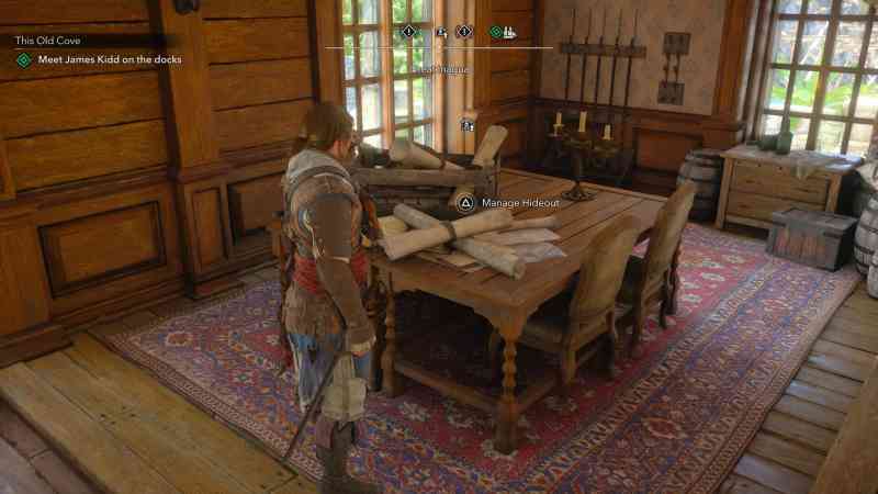 How to upgrade the Hideout Manor in AC Black Flag Resynced